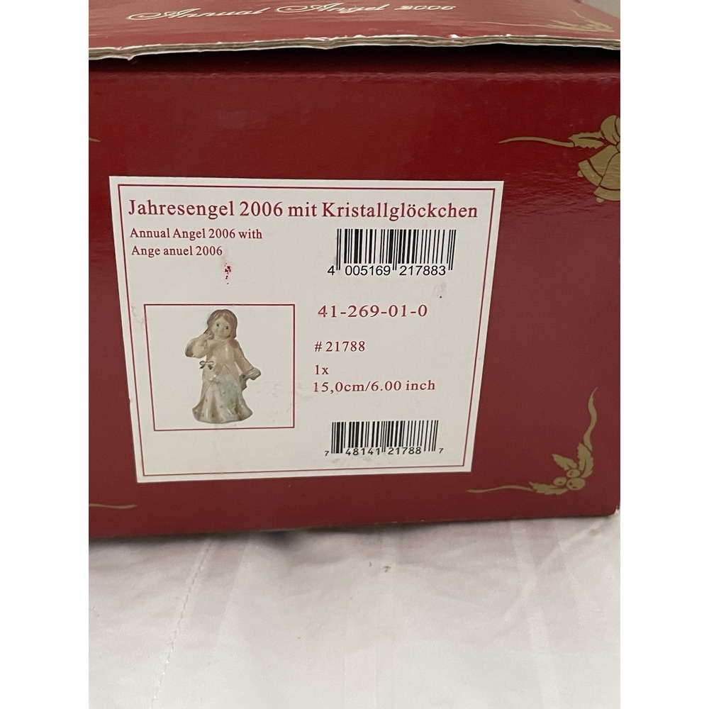 Goebel Annual Angel Weihnacht Jahresangel 2006 Limited Edition New In Box - Picture 2 of 16